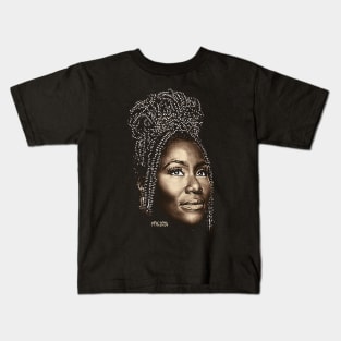 mandisa head shot portrait Kids T-Shirt